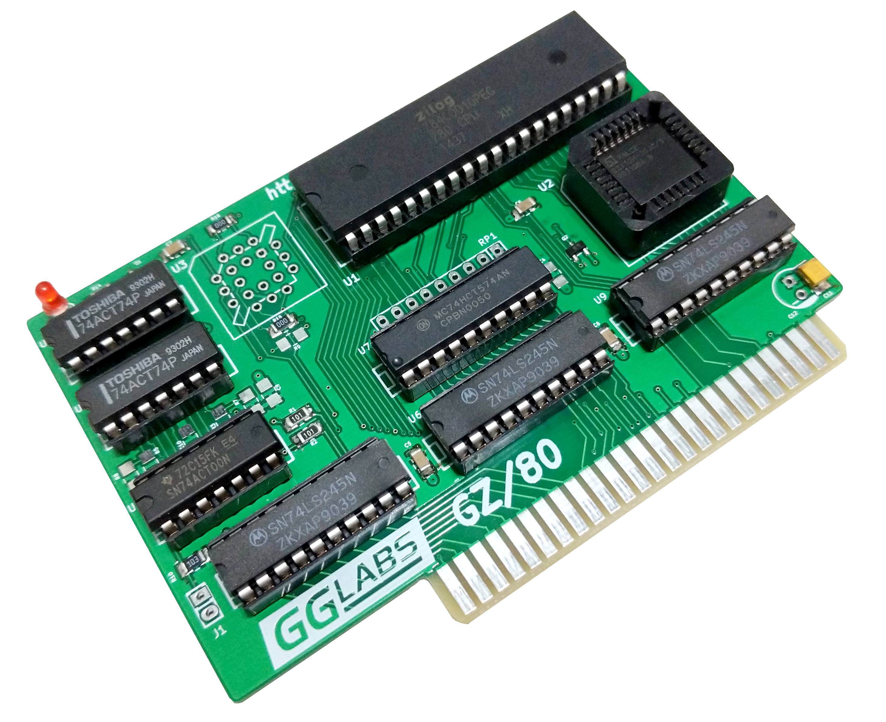 Softcard compatible Zilog Z80 GGLABS GZ/80 Apple II/IIgs Turbo 7MHz CP/M Card 